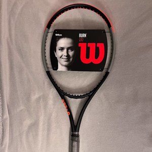 Wilson Burn 100 V4 Tennis Racket 4 1/2 Grip Size (UNSTRUNG)